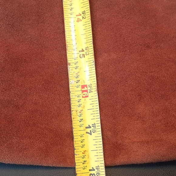 Wilsons Leather Brown Suede Maxi Skirt size 6 - Picture 7 of 8